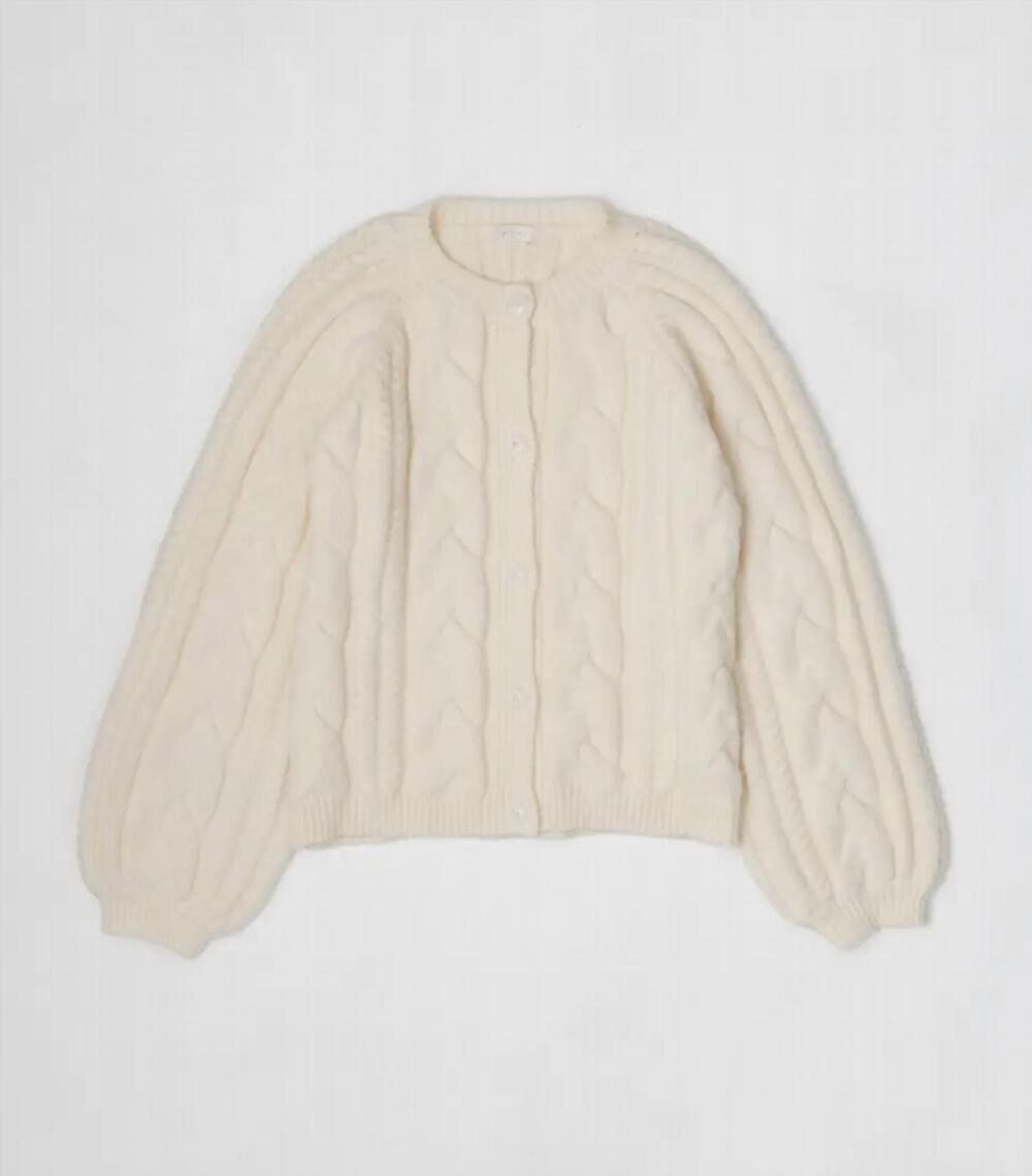 NEW MOD REF women's grace cardigan in white